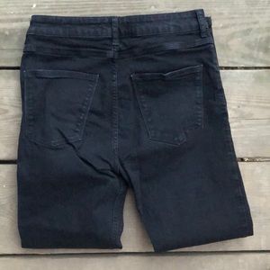 Zara Woman Premium Denim black jeans size 8